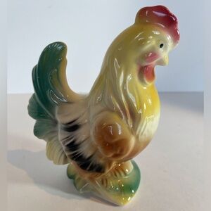 Ceramic Rooster Figurine (Vintage, 1950s)